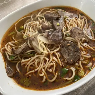 Lanzhou beef noodle soup