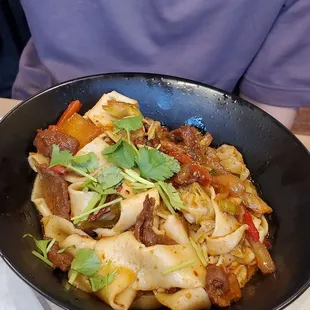 Lamb biang biang noodles