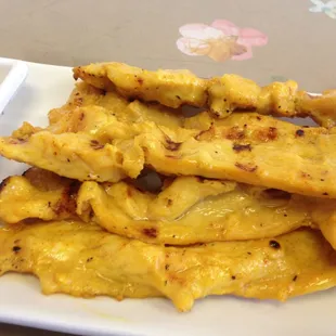 Chicken Satay Close-Up