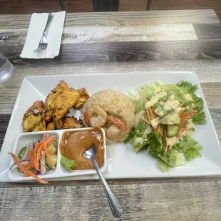 Chicken Satay Dinner Combo