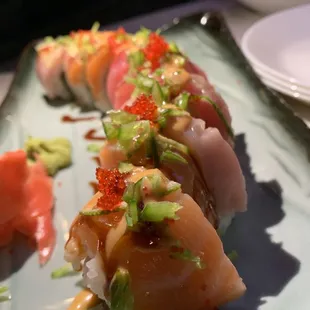 food, sushi and sashimi, sushi, sashimi