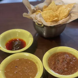 Chips and Chips, Salsas, and Beans