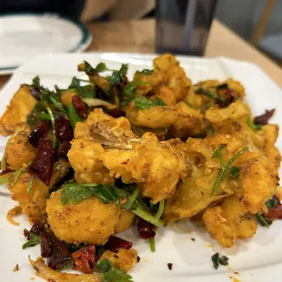 Dry Fried Cauliflower