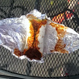 "Dr. Ruth" (sausage, Christmas chili, and cheese)