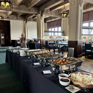 ChiliCali's food for our in the Del Santo Reading Room at USF.