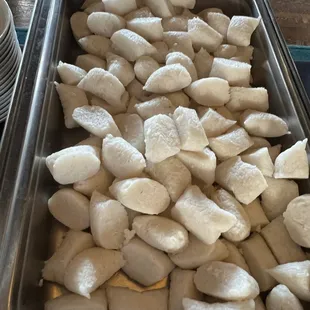 Lontong - sticky rice cakes