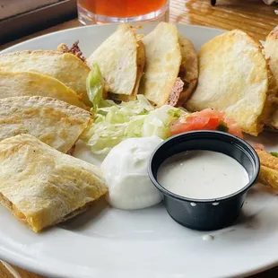 Chicken Bacon Ranch Quesadillas