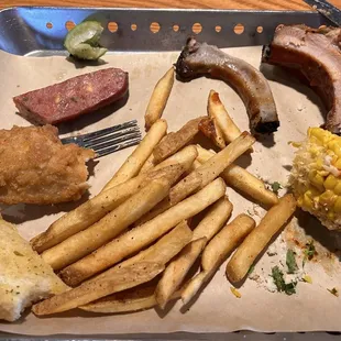 Mix &amp; Match Ribs-Chicken, Sausage &amp; Ribs