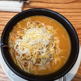 Chicken enchilada soup