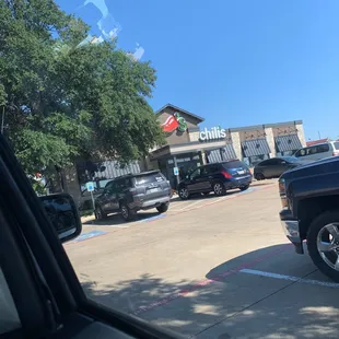 cars parked in a parking lot