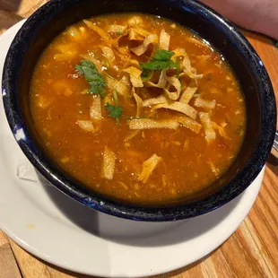 Southwest chicken soup