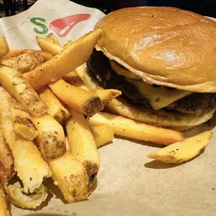 Mushroom Swiss Burger*