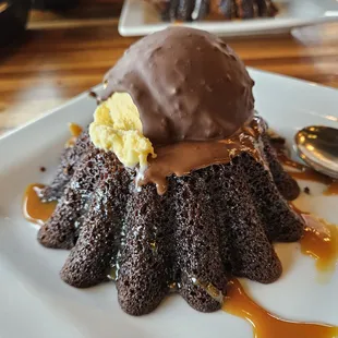You can never go wrong with the Molten Chocolate Cake.