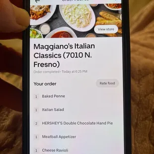 This was the Ghost restaurant. Notice the Address 7010 N. Horrible with no assistance.