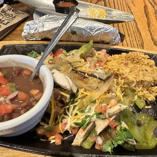 Lunch fajitas