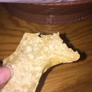 Chips stale and wet on the edges