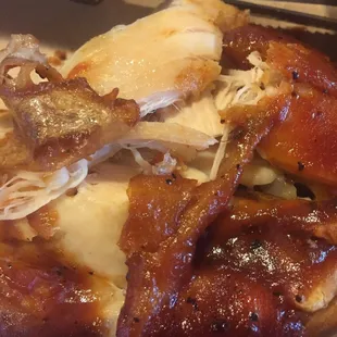 Was very dry! Had to send it back bbq chicken