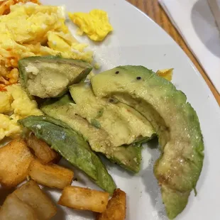 They served me grey avocado. Not impressed.