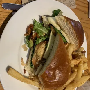 Grilled Chicken and Bacon Sandwich