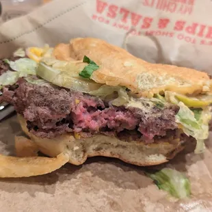 Raw burger. I complained and she said she couldn&apos;t find the manager, so after 30 minutes I paid and left.
