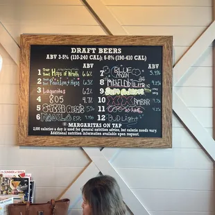 Draft Beer List