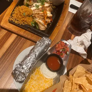 Chicken fajitas