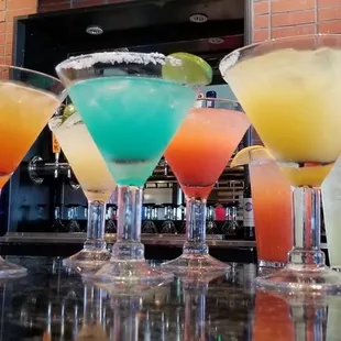 Signature Cocktails on display