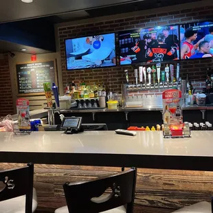 Bar area