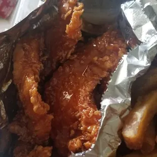 Chipotle honey chicken crispers