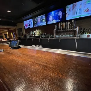 View from sitting at the bar.