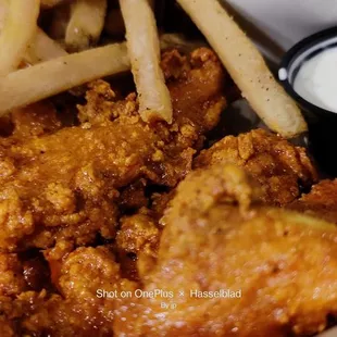 chicken crispers , EXTRA crispy