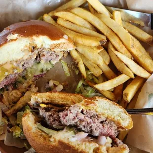 Burger lunch special