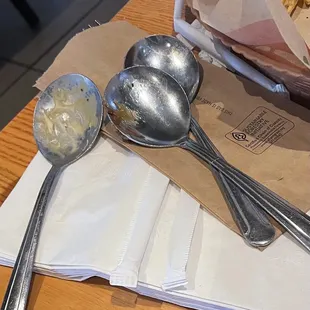 Filthy spoons