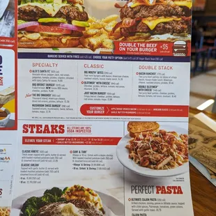 Varied and interesting recent menu update