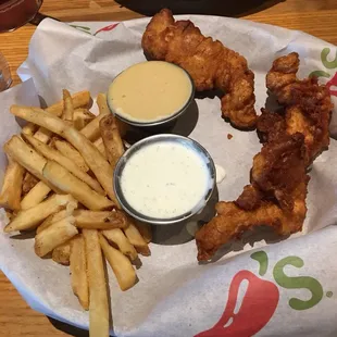 Chicken Crispers off the kids menu.