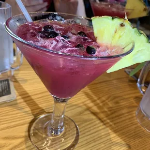 Blueberry &amp; Pineapple Margarita