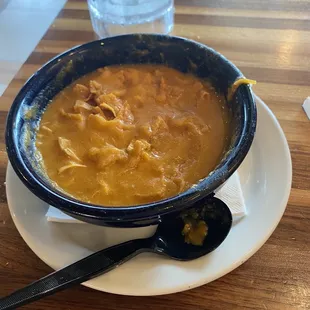Chicken enchilada soup