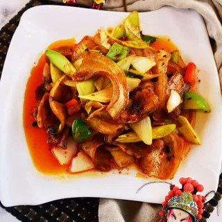 Szechuan Twice Cooked Pork (Spicy)