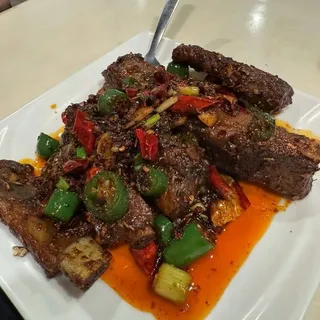 Szechuan Style Spare Ribs (Spicy)