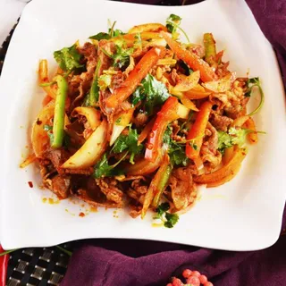 Sauteed Lamb With Cumin (Spicy)