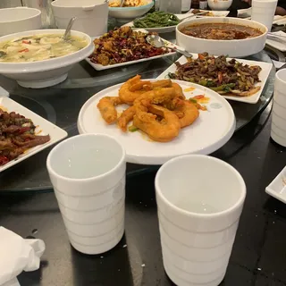 Boiled Pigs Intestine in Hot Sauce