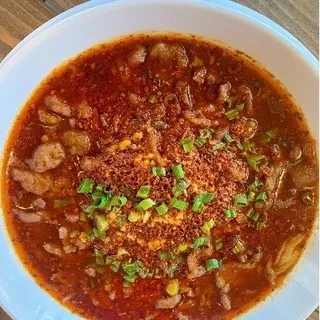 Boiled Sliced Beef in Hot Sauce