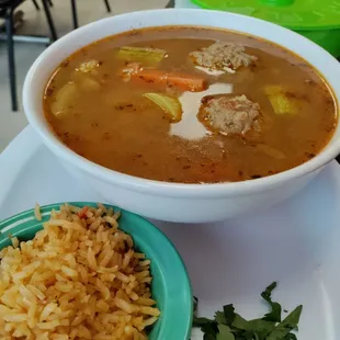 Caldo de albóndiga... So... So... Good!