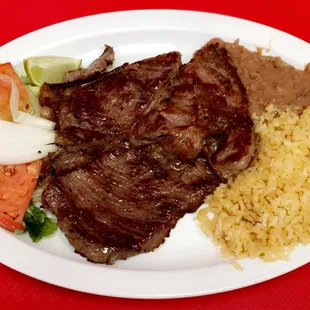 Carne Asada Plate
