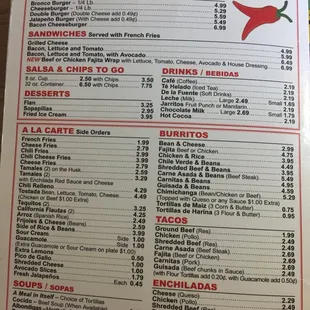 menu, sushi and sashimi