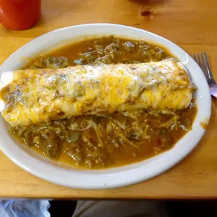 Green Chile Cheeseburger