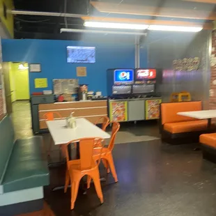 sushi and sashimi, interior