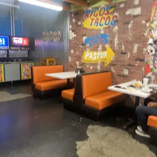 sushi and sashimi, interior