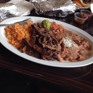 Carne Asada Dinner Plate