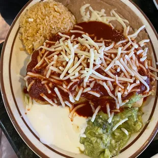 Chimichanga plate.